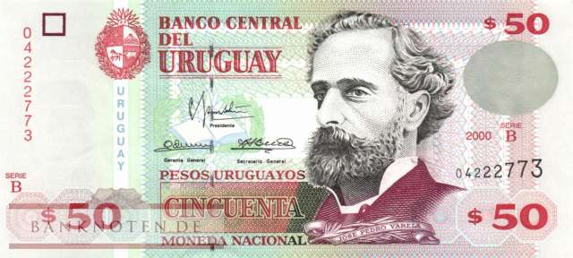 Uruguay - 50  Pesos Uruguayos (#075b_UNC)