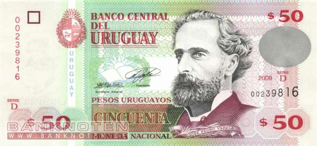 Uruguay - 50  Pesos Uruguayos (#087a_UNC)