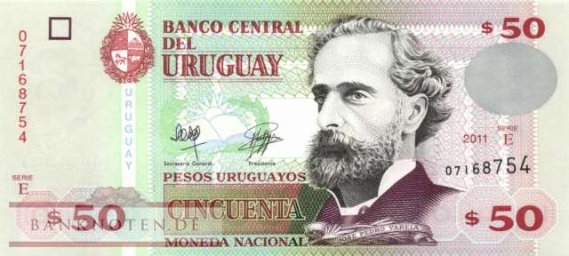 Uruguay - 50  Pesos Uruguayos (#087b_UNC)