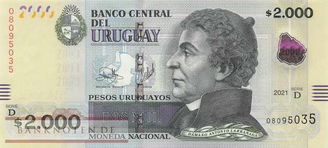 Uruguay - 2.000  Pesos Uruguayos (#099c_UNC)