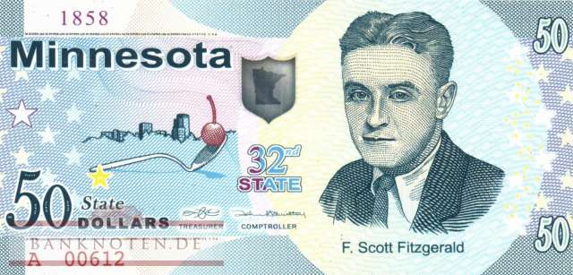 USA - Minesota - 50  Dollars - Fantasiebanknote - Polymer (#1032_UNC)