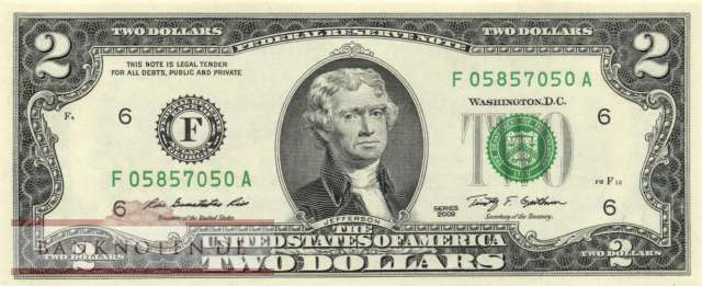 USA - 2  Dollars (#530A-F_UNC)