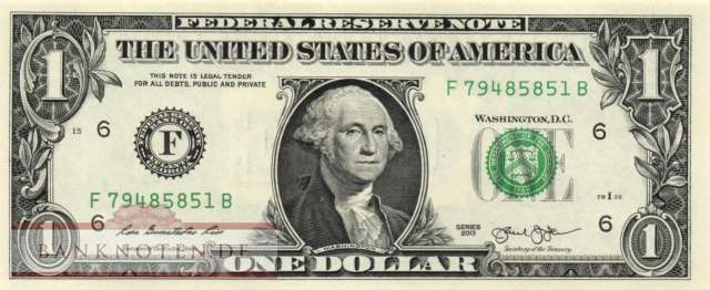 USA - 1  Dollar (#537-F_UNC)