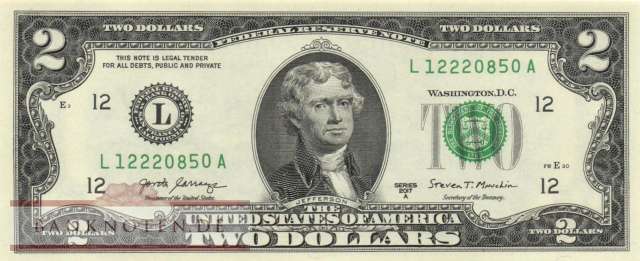 USA - 2  Dollar (#545-L_UNC)