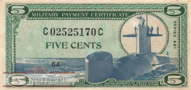 USA - 5  Cents (#M75_AU)