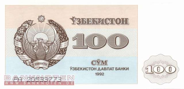 Uzbekistan - 100  Sum (#067a_UNC)