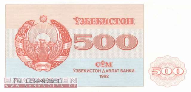 Uzbekistan - 500  Sum (#069a_UNC)