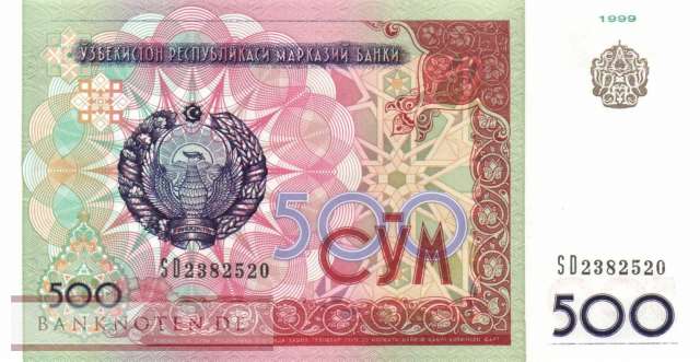 Usbekistan - 500  Sum (#081-2_UNC)