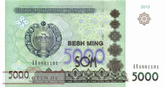 Usbekistan - 5.000  Sum (#083_UNC)