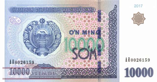 Usbekistan - 10.000  Sum (#084_UNC)