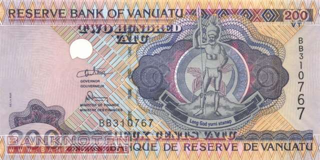 Vanuatu - 200  Vatu (#008b_UNC)