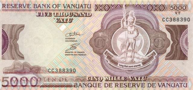Vanuatu - 5.000  Vatu (#015_UNC)