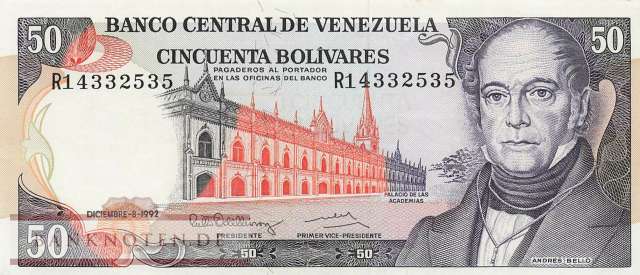 Venezuela - 50  Bolivares (#065d_UNC)