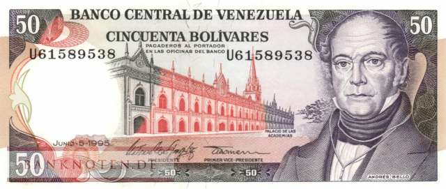 Venezuela - 50 Bolivares (#065e_UNC)