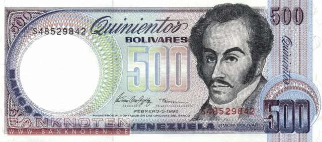 Venezuela - 500  Bolivares (#067f_UNC)