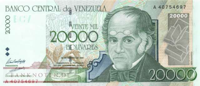 Venezuela - 20.000  Bolivares (#082_UNC)
