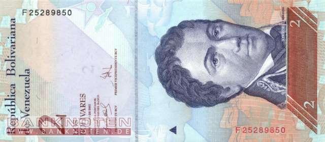 Venezuela - 2  Bolivares (#088b_UNC)
