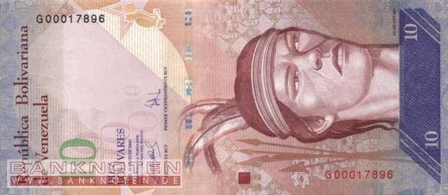 Venezuela - 10  Bolivares (#090a_UNC)