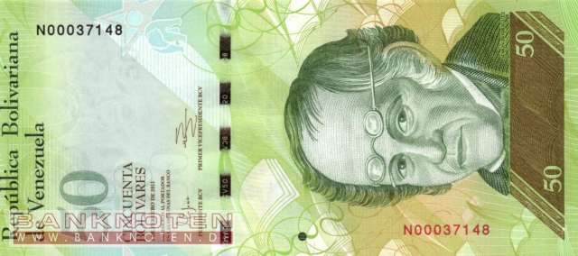 Venezuela - 50  Bolivares (#092e_UNC)