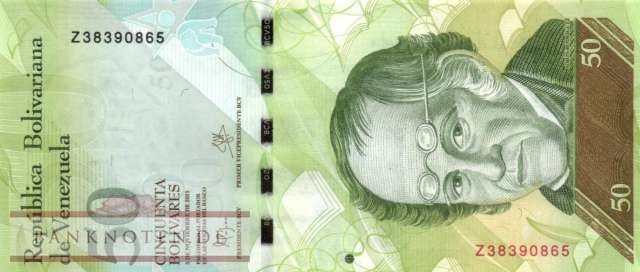 Venezuela - 50  Bolivares - Ersatzbanknote (#092kR_UNC)