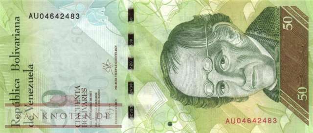 Venezuela - 50  Bolivares (#092k_UNC)