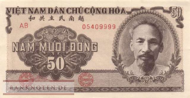Vietnam - 50  Dong (#061b_XF)