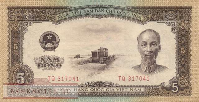 Vietnam - 5  Dong (#073a_UNC)