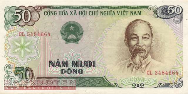Vietnam - 50  Dong (#096a_AU)