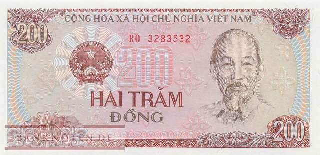 Vietnam - 200  Dong (#100c-1_UNC)