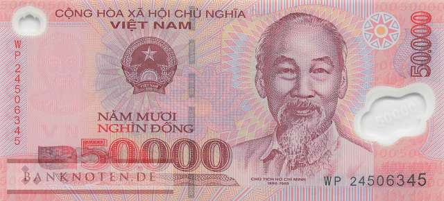 Vietnam - 50.000  Dong (#121r_UNC)