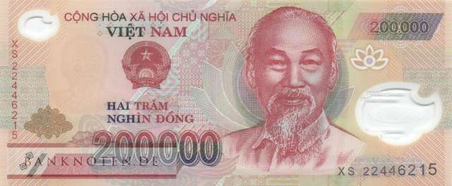 Vietnam - 200.000  Dong (#123m_UNC)