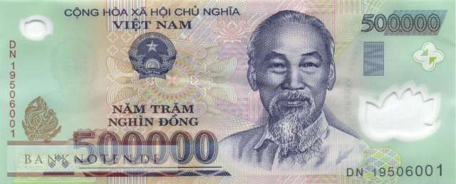 Vietnam - 500.000  Dong (#124o_UNC)