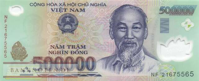 Vietnam - 500.000  Dong (#124q_UNC)