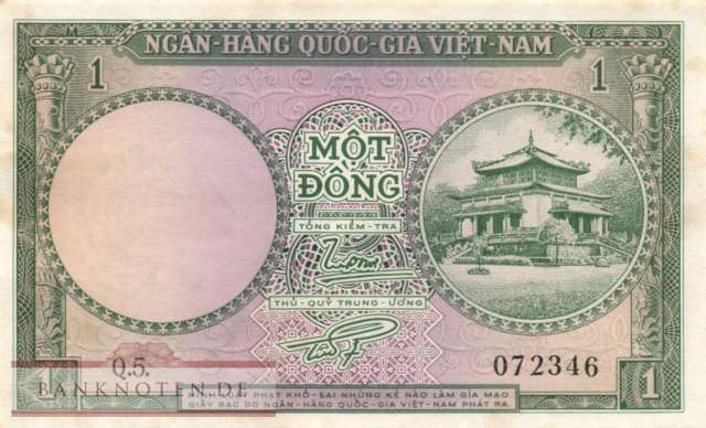 Vietnam, South - 1  Dong (#001a_AU)