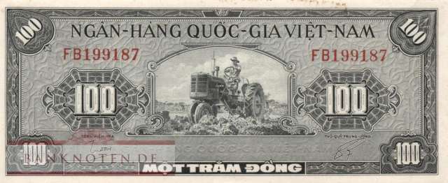 Vietnam, South - 100  Dong (#008a_AU)