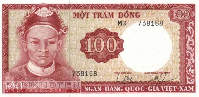 Vietnam/Süd - 100  Dong (#019b_AU)