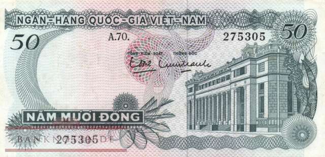 Vietnam, South - 50  Dong (#025a_XF)
