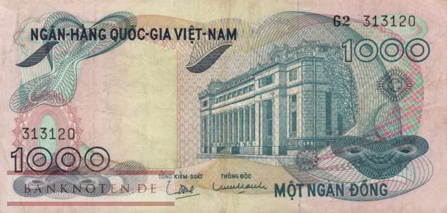 Vietnam/Süd - 1.000  Dong (#029a_F)