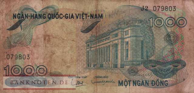 Vietnam/Süd - 1.000  Dong (#029a_VG)