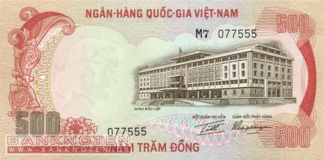Vietnam/Süd - 500  Dong (#033a_UNC)