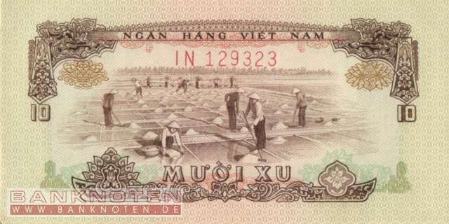 Vietnam, South - 10  Xu (#037a_AU)