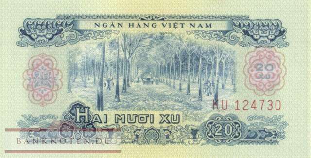 Vietnam, South - 20  Xu (#038a_UNC)