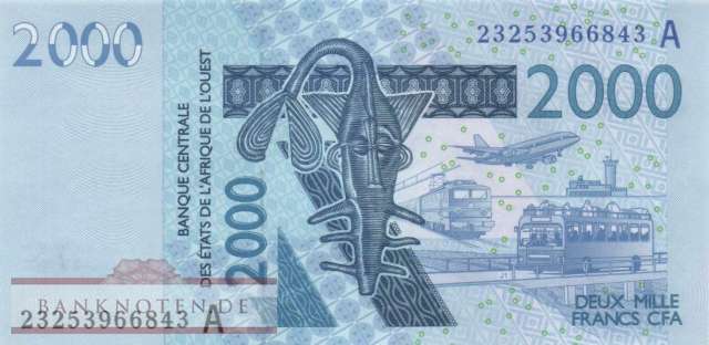 Ivory Coast - 2.000  Francs (#116Aw_UNC)