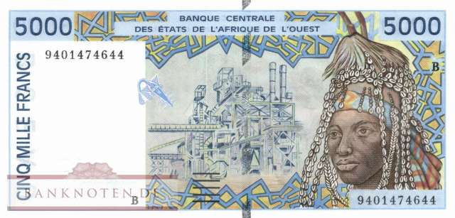 Benin - 5.000  Francs (#213Bc_UNC)