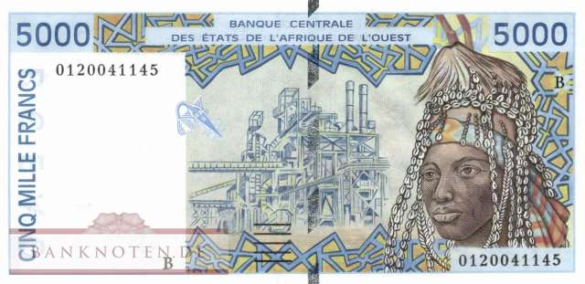 Benin - 5.000  Francs (#213Bk_UNC)