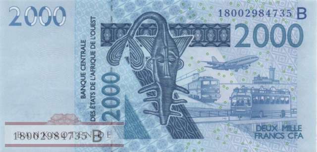 Benin - 2.000  Francs (#216Bm_UNC)