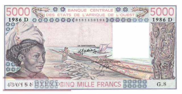 Mali - 5.000  Francs (#407Dg_UNC)