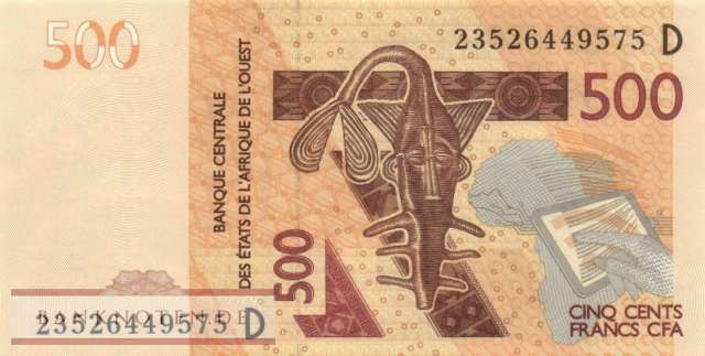 Mali - 500  Francs (#419Dl_UNC)