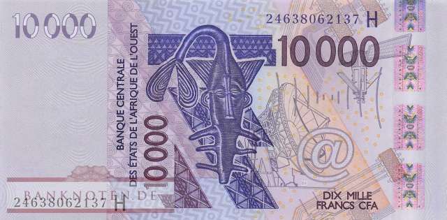 Niger - 10.000  Francs (#618Hx_UNC)