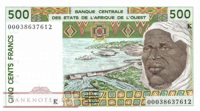 Senegal - 500  Francs (#710Kk_UNC)